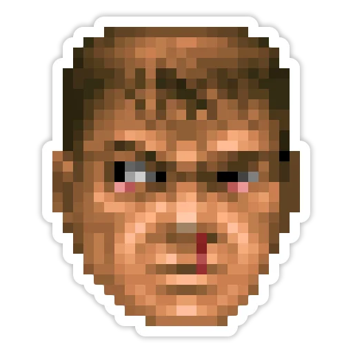 Эмодзи Doom Slayer