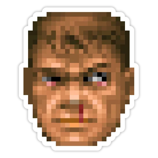 Эмодзи Doom Slayer