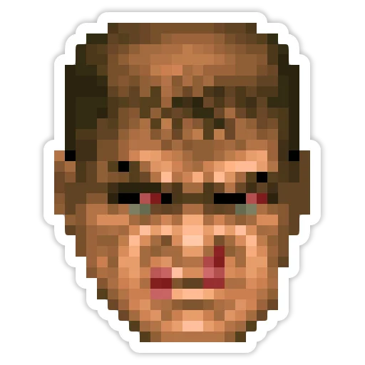 Эмодзи Doom Slayer