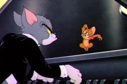 Эмодзи dope Tom & Jerry