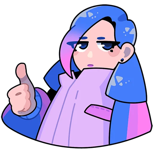 Эмодзи Мия из Другого Дела Без текста