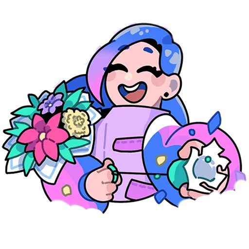 Эмодзи Мия из Другого Дела Без текста