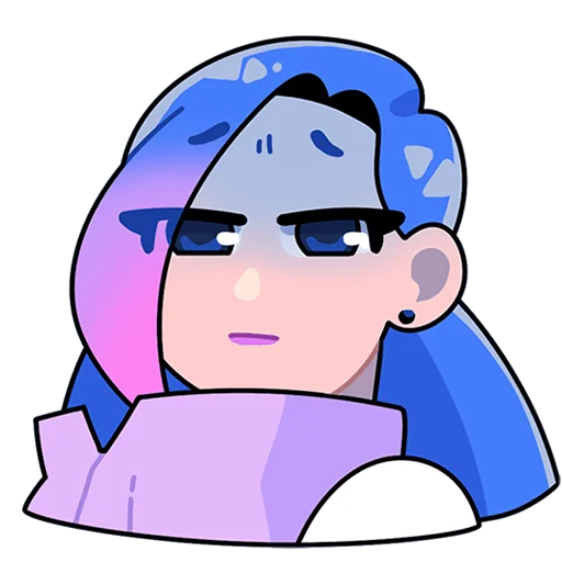 Эмодзи Мия из Другого Дела Без текста