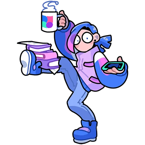 Эмодзи Мия из Другого Дела Без текста