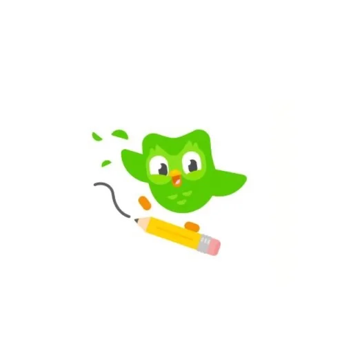 Эмодзи duolingo cute