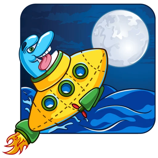 Эмодзи Dolphins echo.org