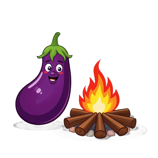 Эмодзи Баклажан