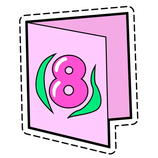 Эмодзи 8 марта