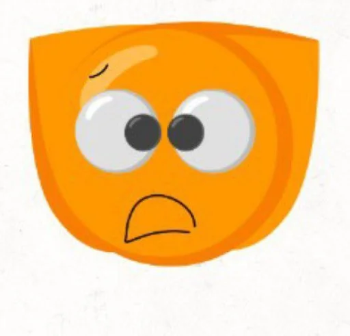 Эмодзи кот оранжевый