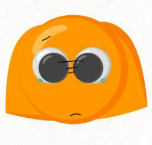 Эмодзи кот оранжевый