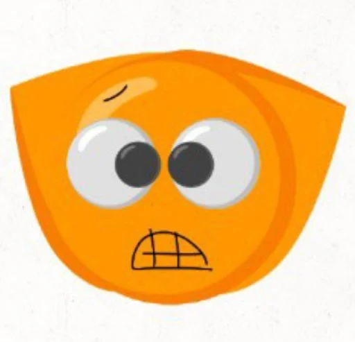 Эмодзи кот оранжевый