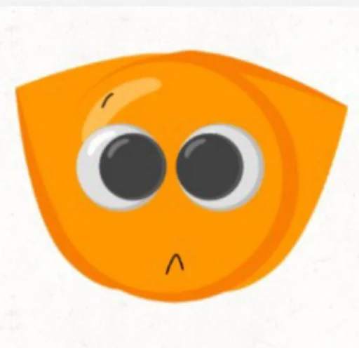 Эмодзи кот оранжевый