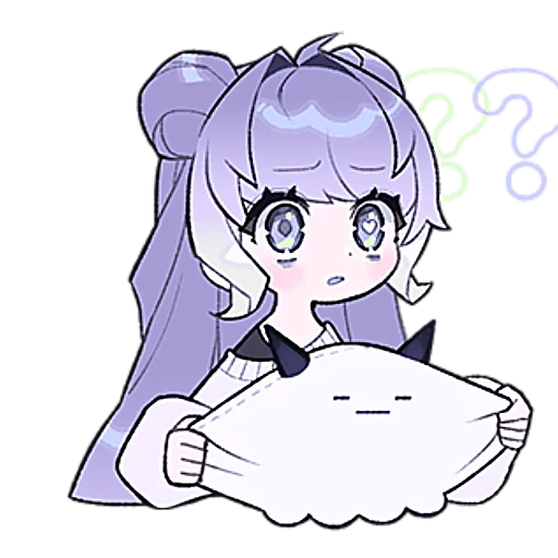 Эмодзи Бодрая вялая–тян