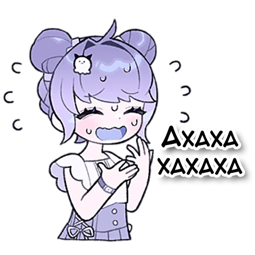 Эмодзи Бодрая вялая–тян