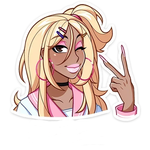 Эмодзи Эцуко без надписей