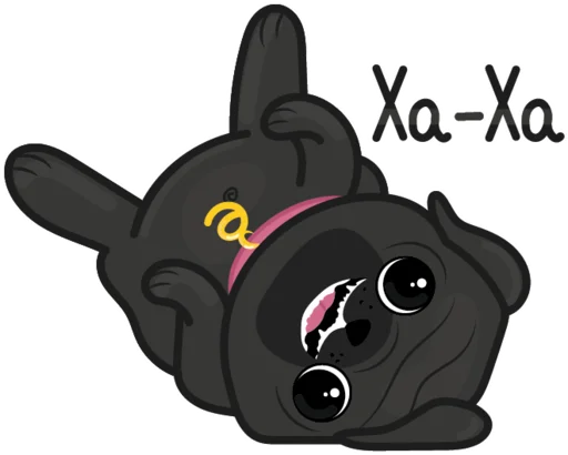 Эмодзи Eva The Pug