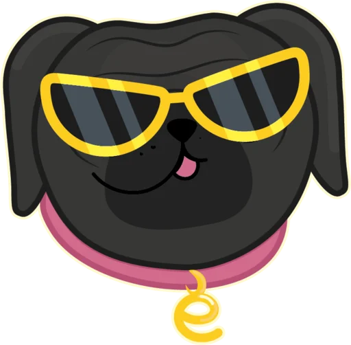 Эмодзи Eva The Pug