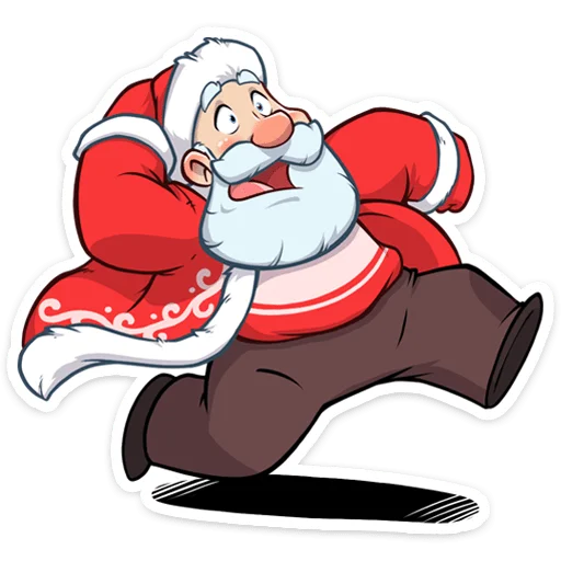 Эмодзи Дедушка Мороз