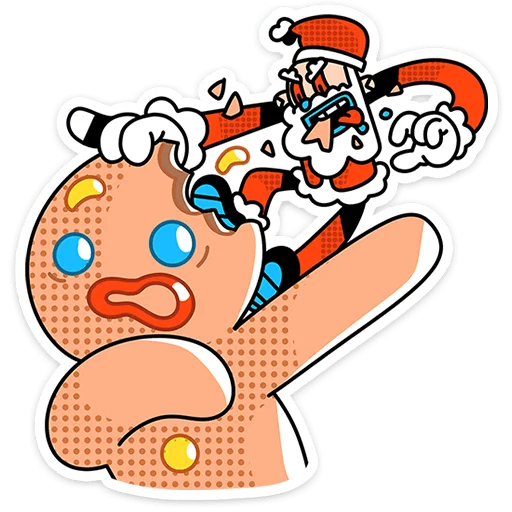 Эмодзи Дед Отмороз