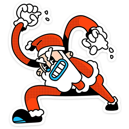 Эмодзи Дед Отмороз