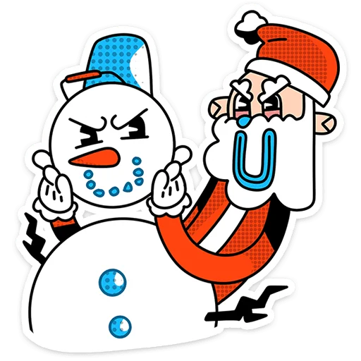 Эмодзи Дед Отмороз