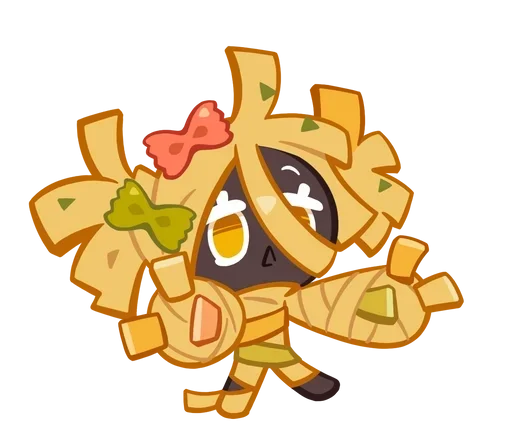 Эмодзи Fettuccine Cookie