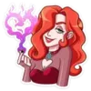 Эмодзи Огненная Лавиния