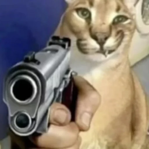 Эмодзи Big Floppa stick