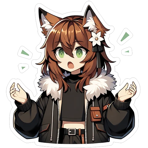 Эмодзи Fox Nika