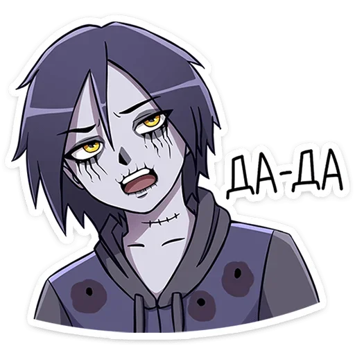 Эмодзи Zombie Zack