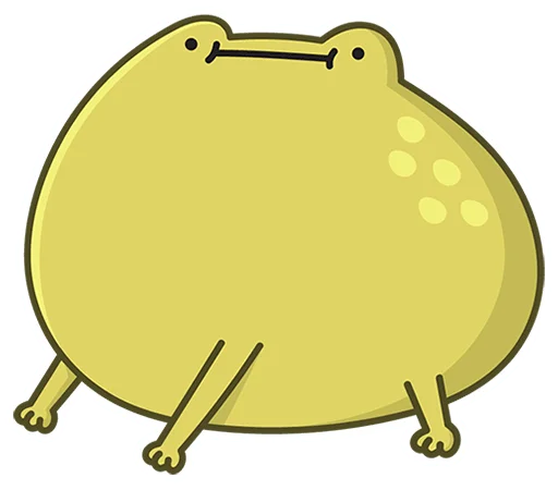 Эмодзи Лягушачий микс без текста