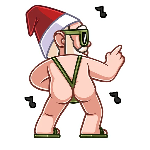 Эмодзи Гном Мороз