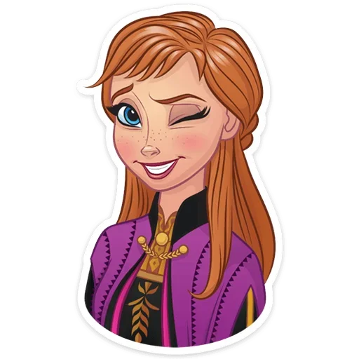 Эмодзи Холодное Сердце 2