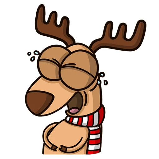 Эмодзи Новогодний олень