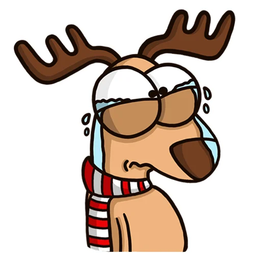 Эмодзи Новогодний олень