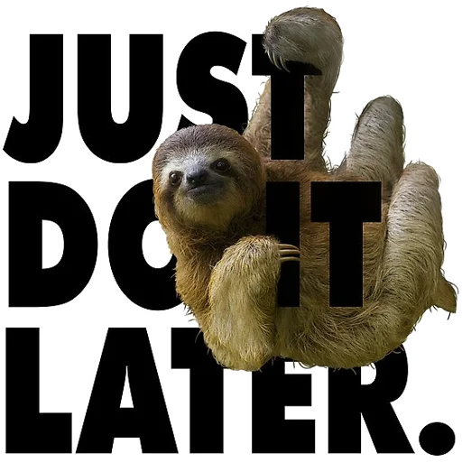 Эмодзи Fun Sloth