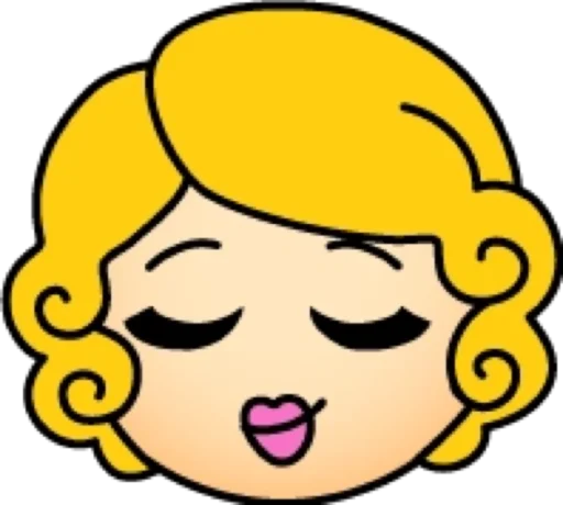 Эмодзи Блондинка
