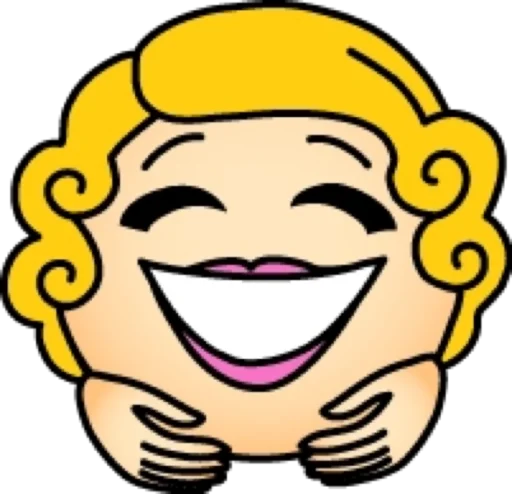 Эмодзи Блондинка