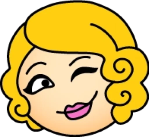 Эмодзи Блондинка