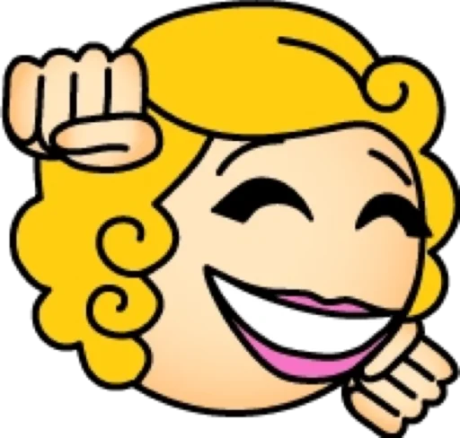 Эмодзи Блондинка