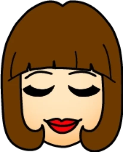 Эмодзи Брюнетка