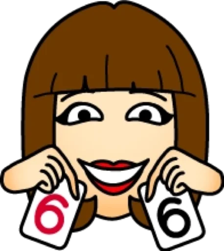 Эмодзи Брюнетка