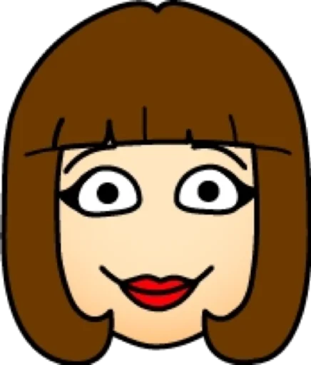 Эмодзи Брюнетка
