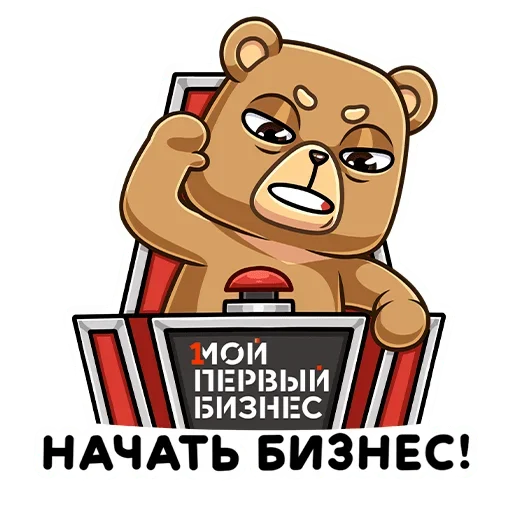 Эмодзи Медведь Женя