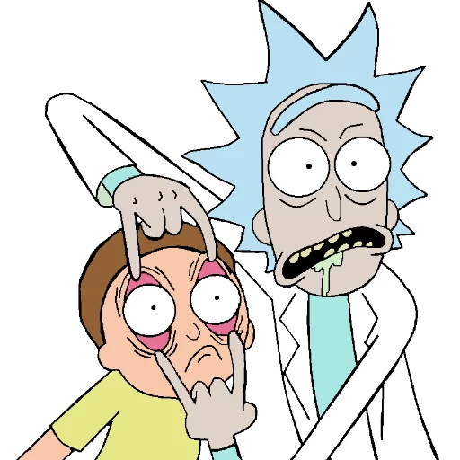 Эмодзи Rick and Morty