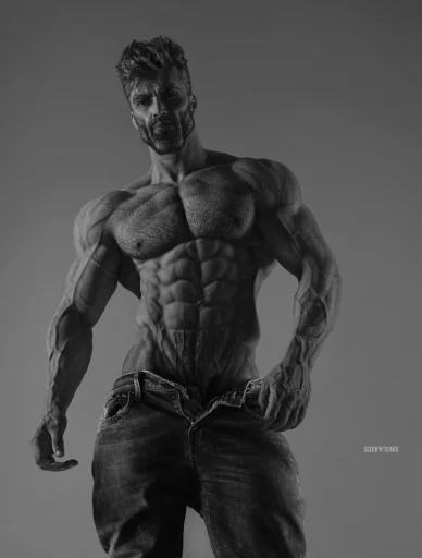 Эмодзи Gigachad