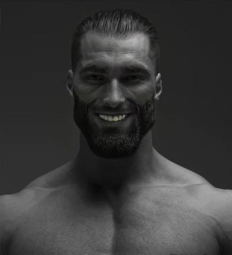 Эмодзи Gigachad
