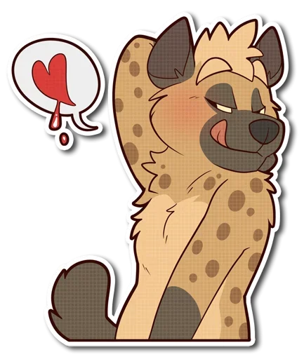 Эмодзи little Hyena