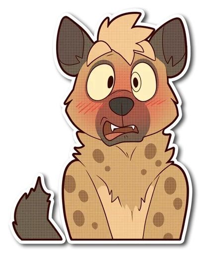 Эмодзи little Hyena