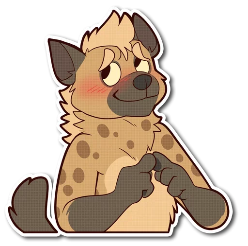 Эмодзи little Hyena